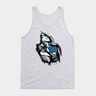 Captain Rex Speed-Paint - Heather Tank Top